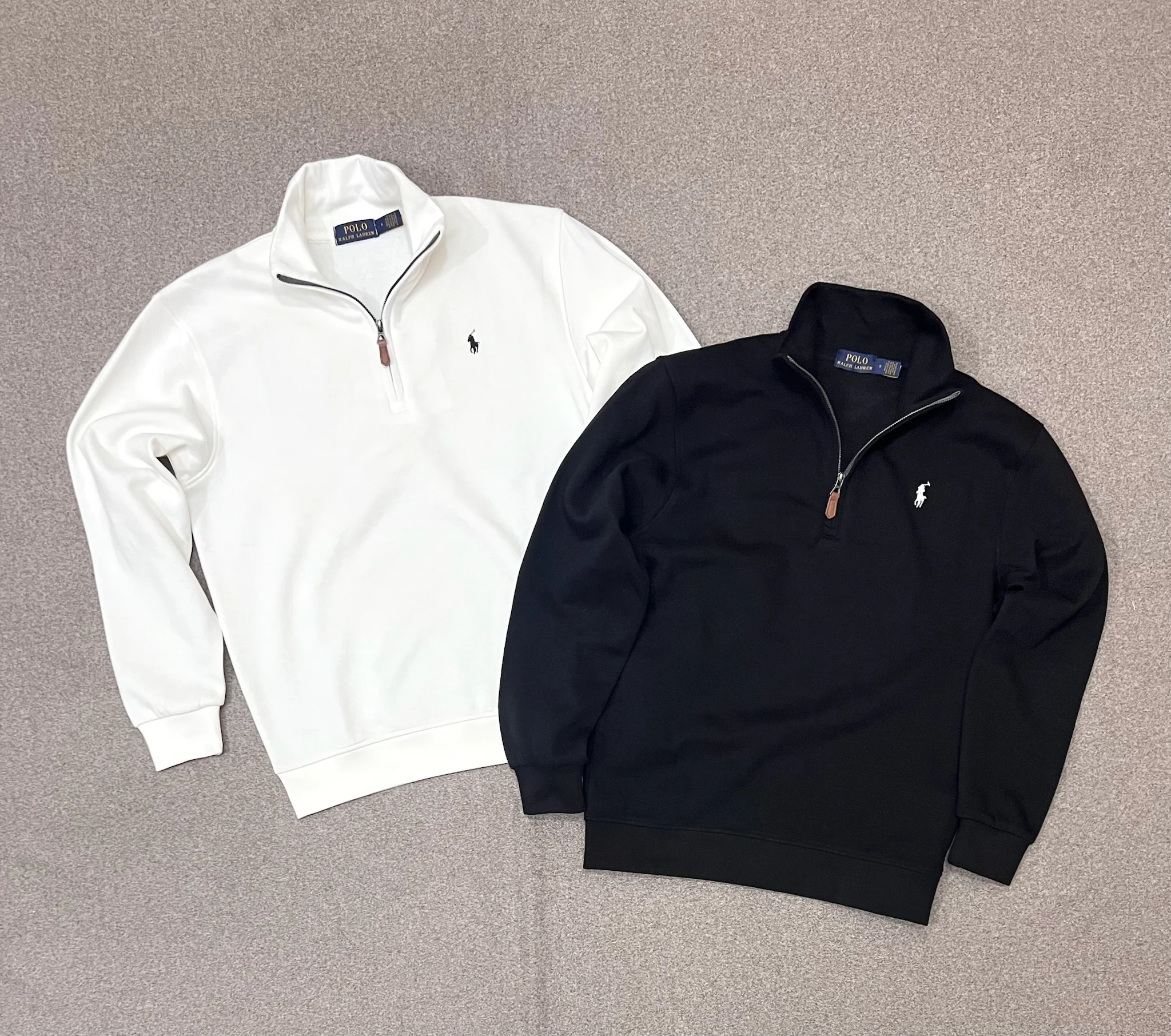 Premium Half Zip Pullover Jacket Black - Image 3