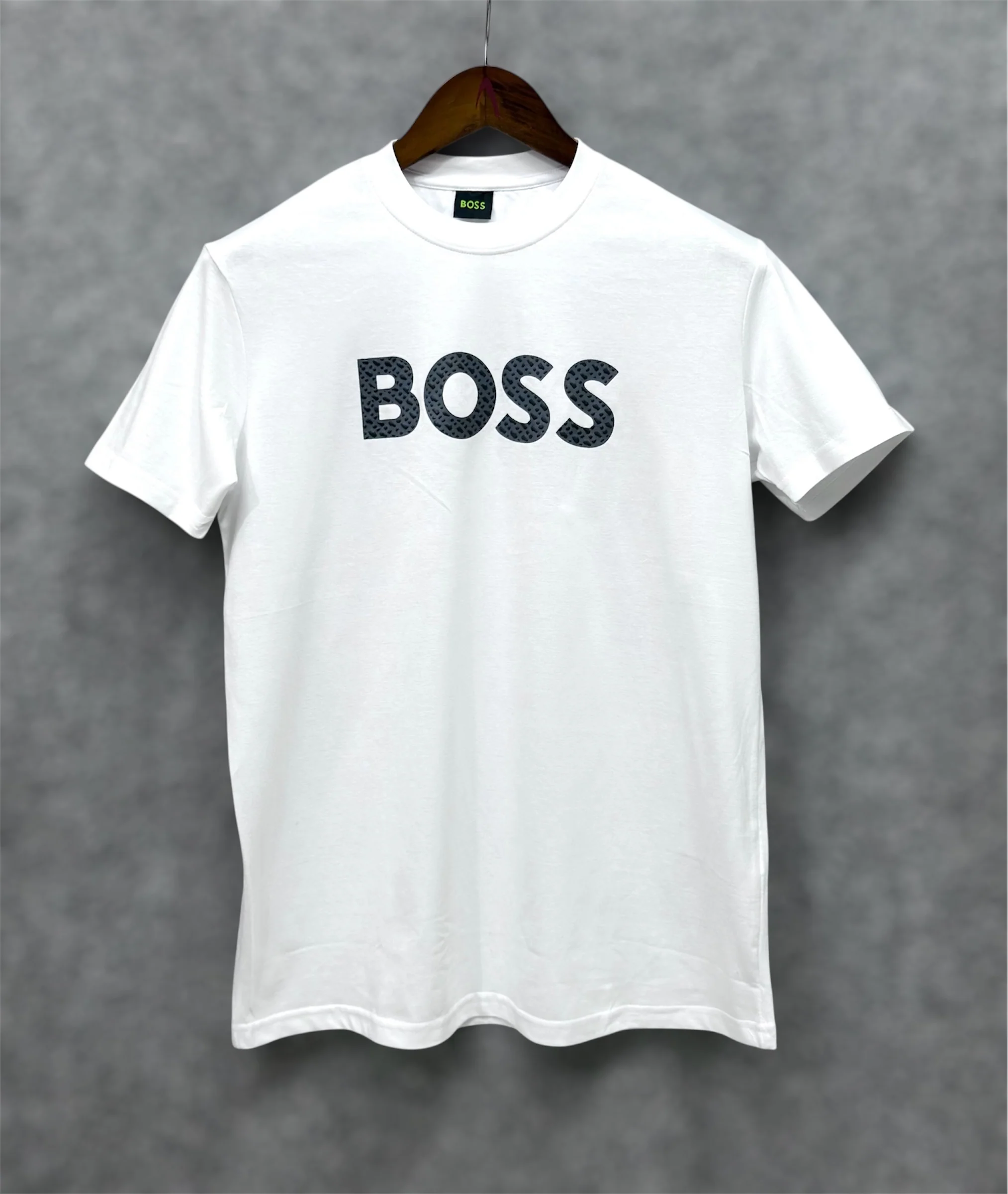 Premium Stone Print Tshirt HBSPT White