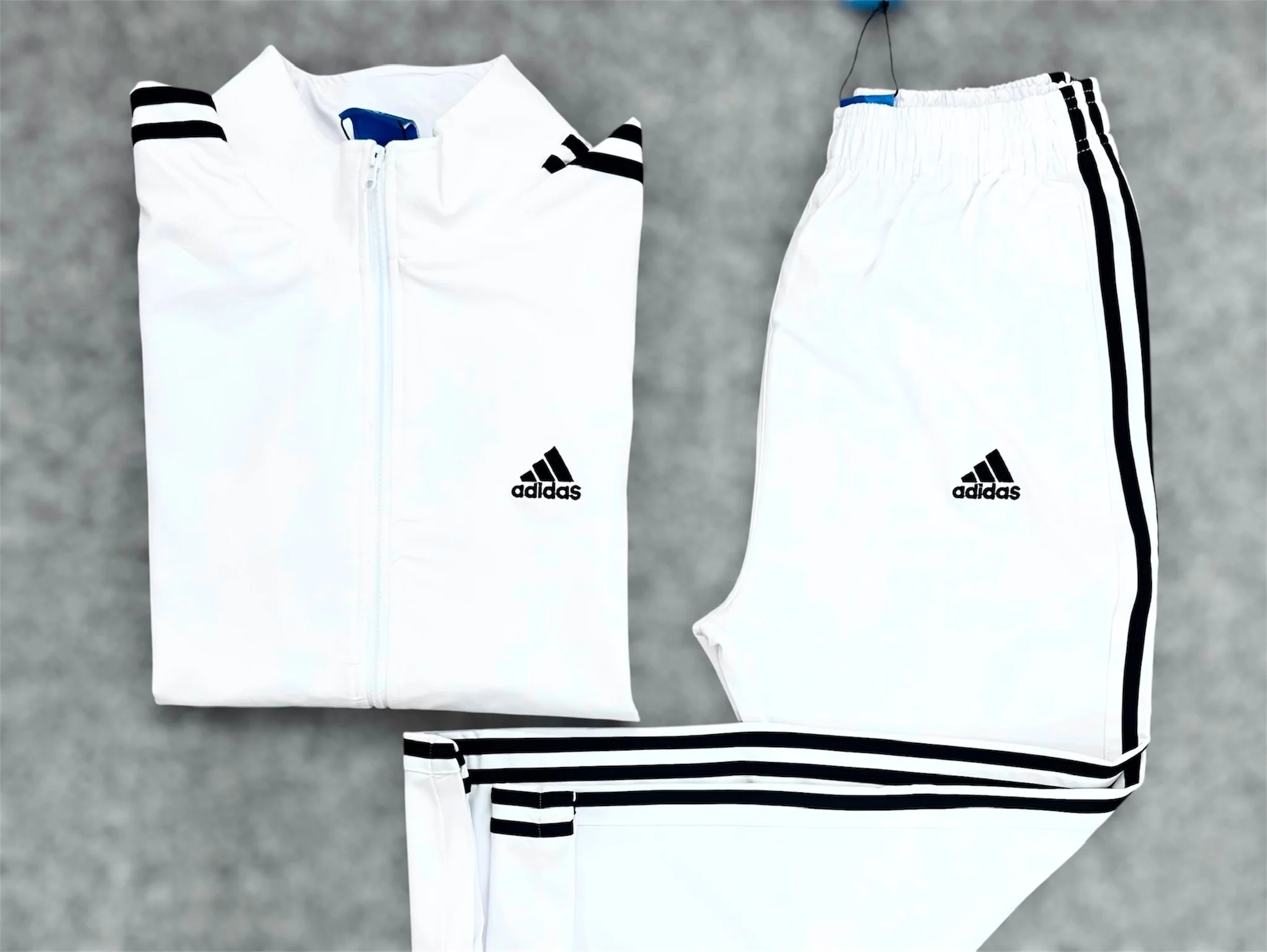 Premium Tracksuit Set white - Image 4