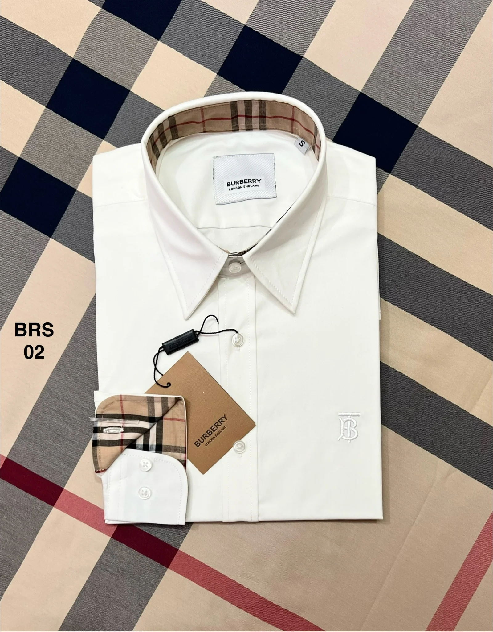 Signature Solid Shirt BRS BT White 02 - Image 2