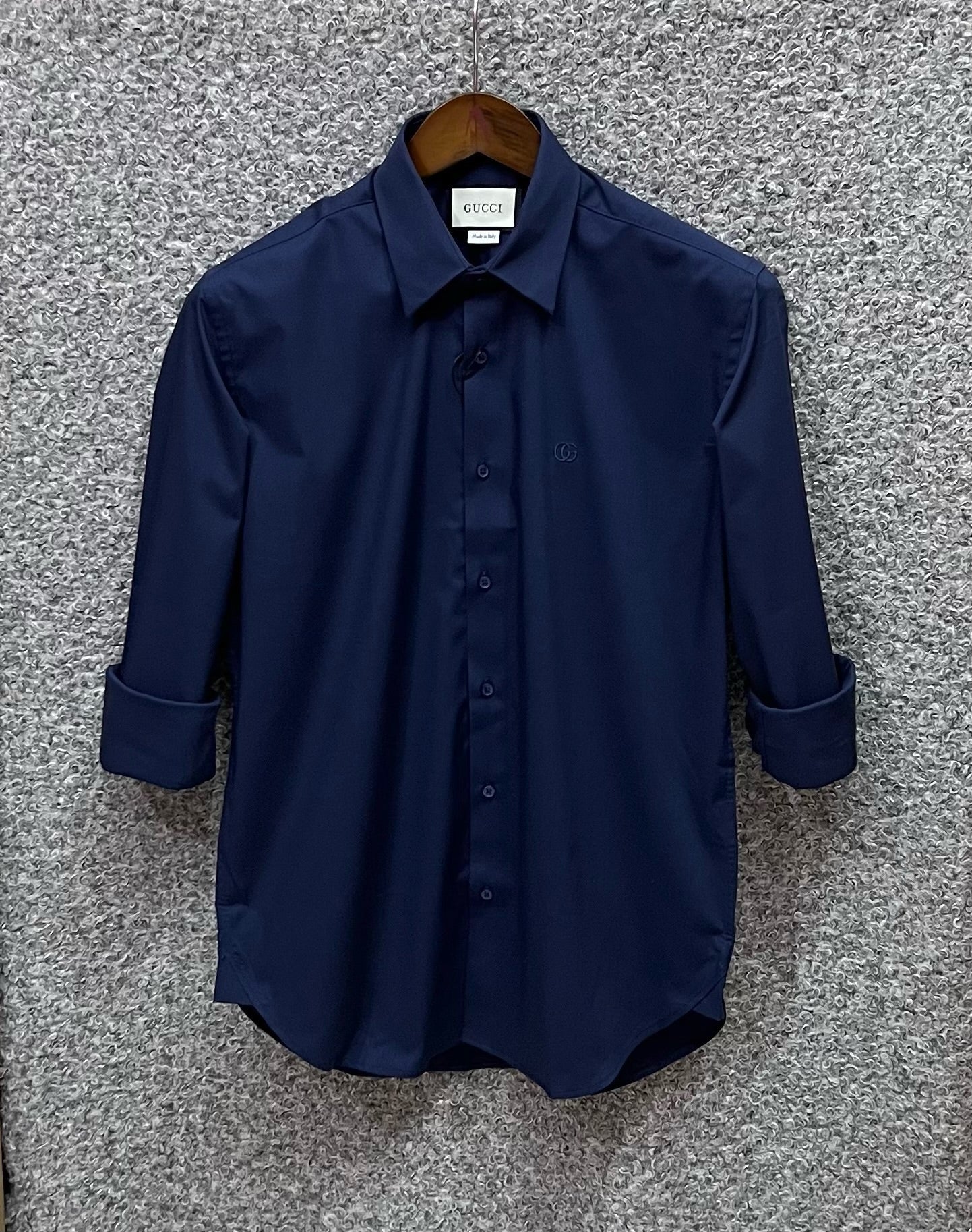 GCS Premium Solid Shirt Navy - Image 2