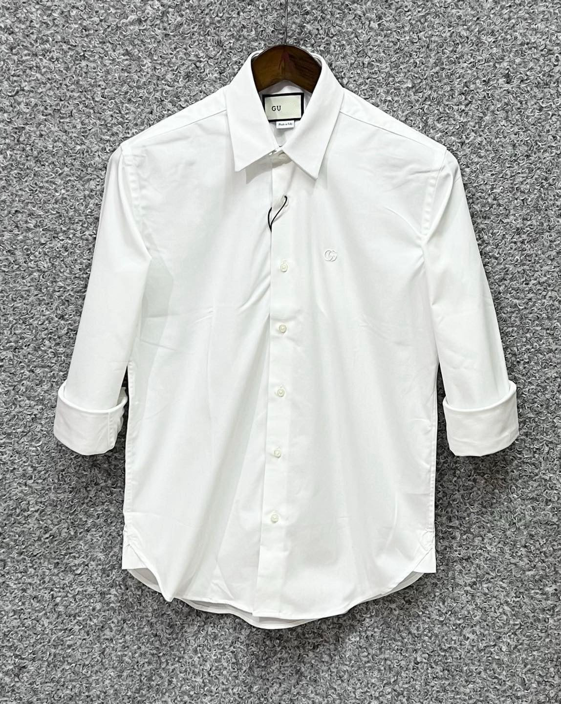 GCS Premium Solid Shirt White - Image 6