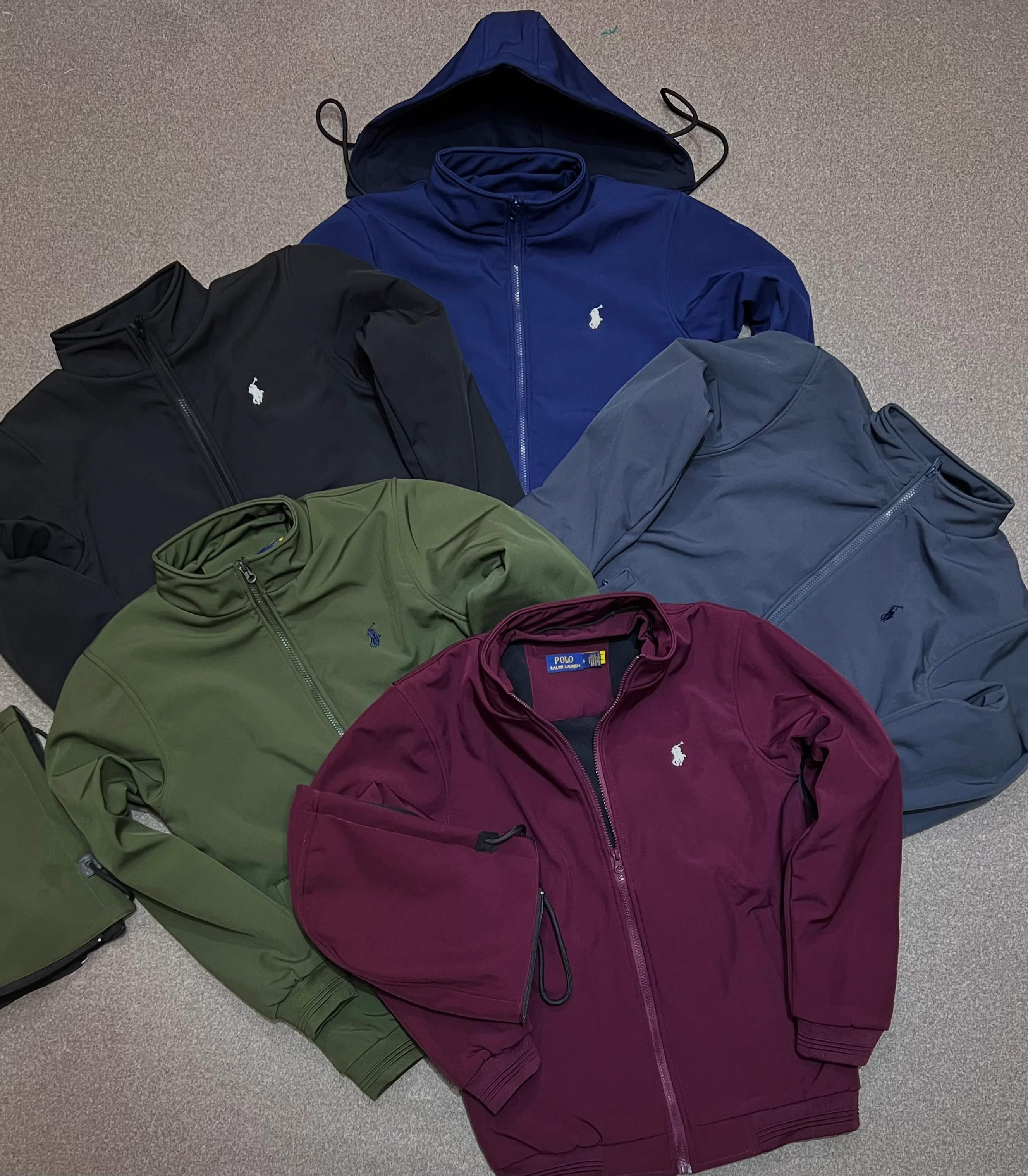 Premium Heavy Winter Jacket with Removable Hoody Maroon - Image 3