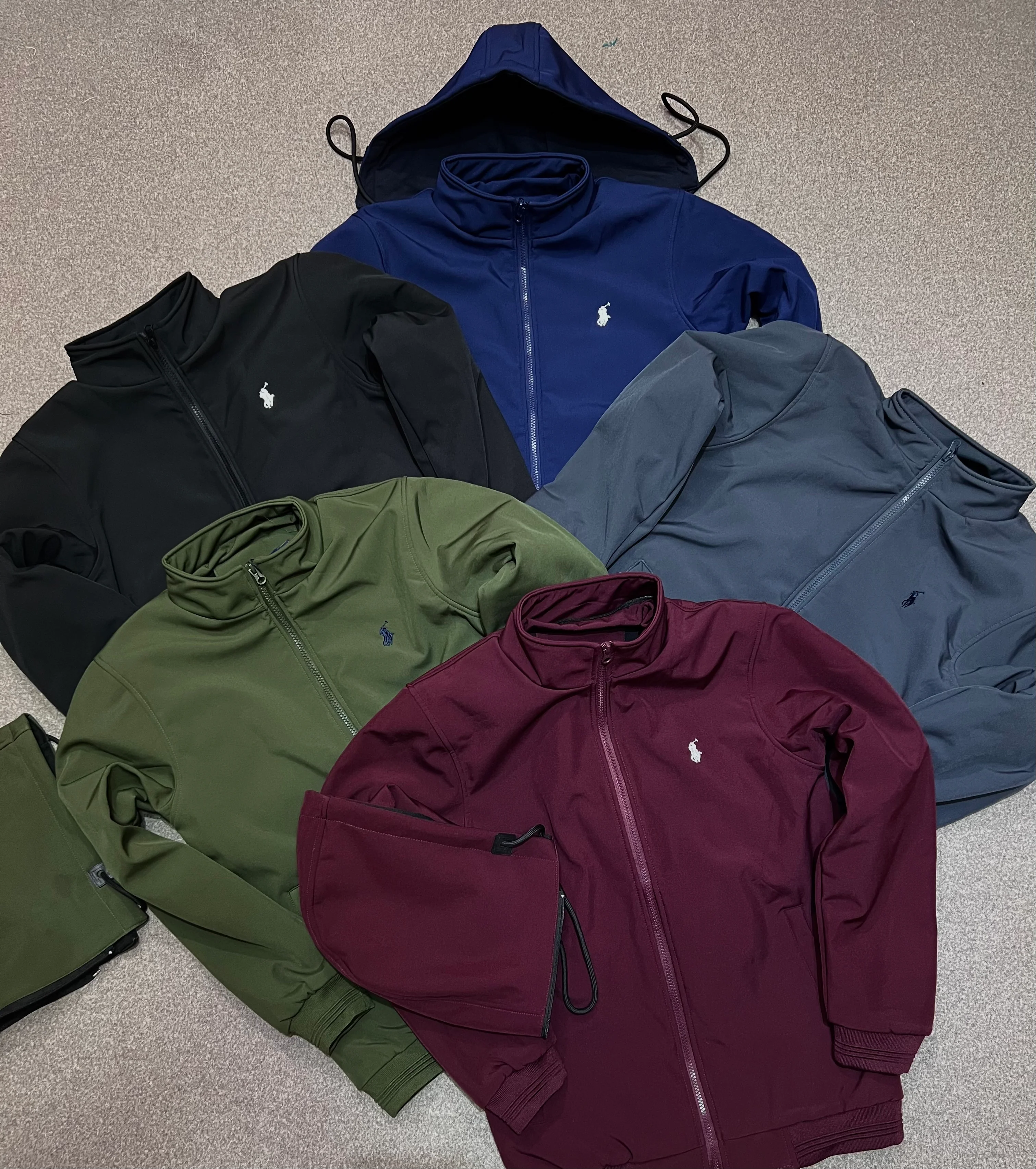 Premium Heavy Winter Jacket with Removable Hoody Maroon - Image 4
